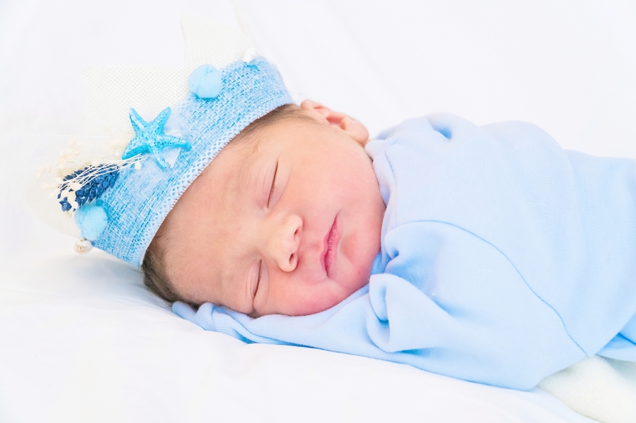 Florance Nightingale Hastanesi doğum fotoğrafları - mışıl mışıl uyuyor Aras bebek